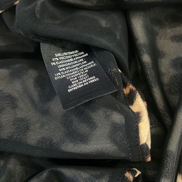 Alice and Olivia size medium leopard bodysuit NWOT - Picture 5 of 6